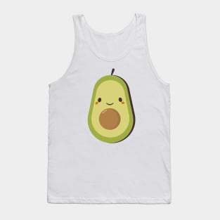 Cute Kawaii Avocado Tank Top